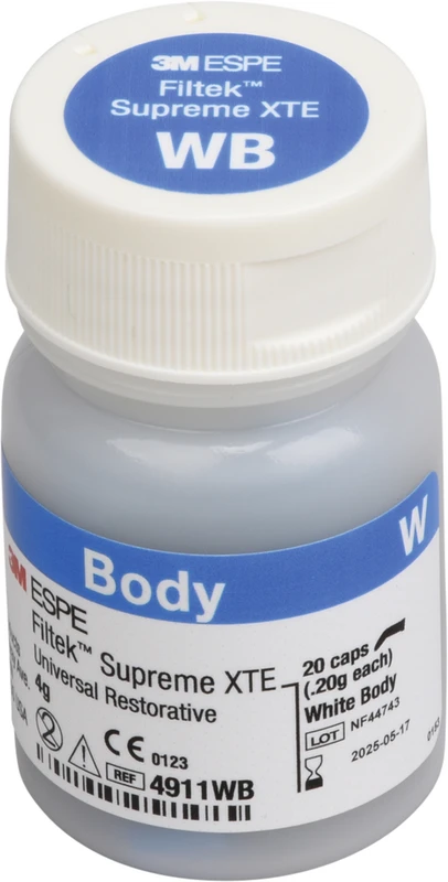 Filtek™ Supreme XTE Universal Packung 20 x 0,2 g Kapsel body weiß