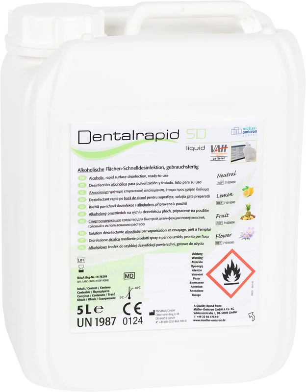 Dentalrapid® SD liquid Kanister 5 Liter Flower Dentalrapid® SD liquid Müller-Omicron