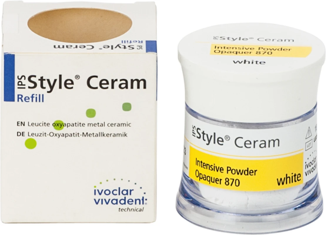 IPS Style® Ceram Dose 18 g Pulver intensiv opaquer white