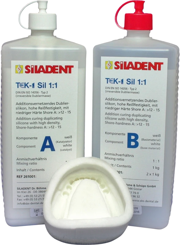 TEK-1 SIL 1:1 Packung 1 kg Flasche A, 1 kg Flasche B