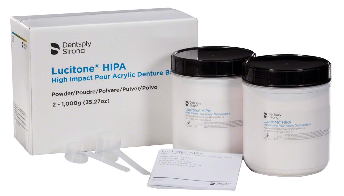 Lucitone® HIPA Flasche 1 kg Pulver opaque geadert Lucitone® HIPA Dentsply Sirona