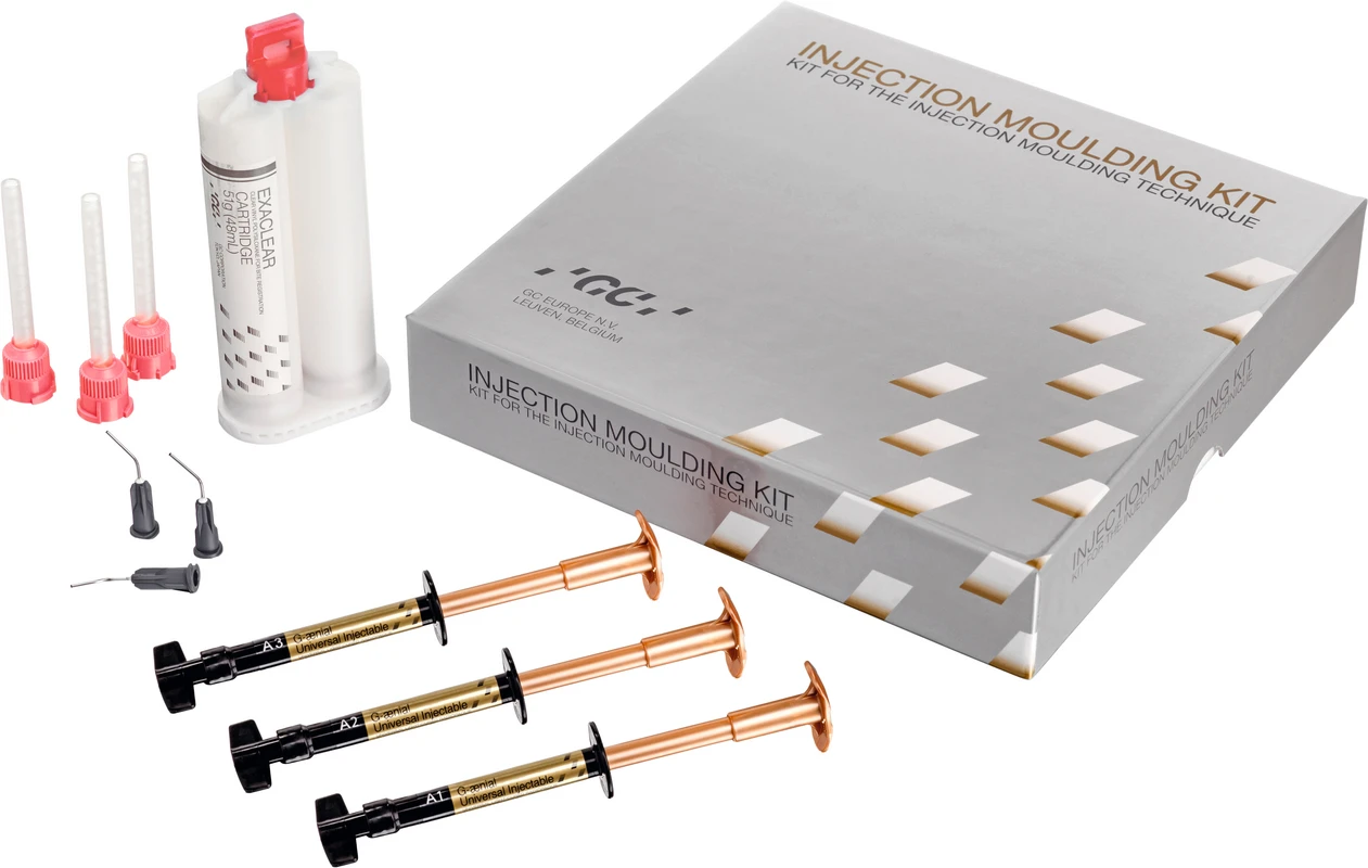 GC G-ænial® Universal Injectable Toolkit 3 x 1 ml Spritze (A1, A2, A3), 48 ml Exaclear Kartusche
