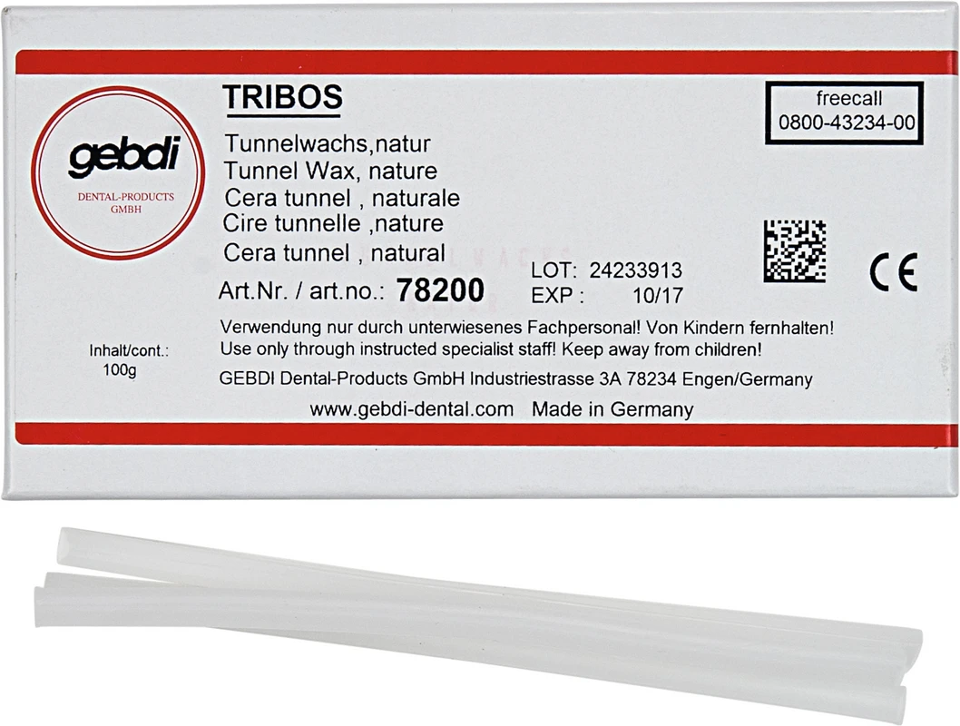 TRIBOS Tunnelwachs Gebdi Dentalprodukte
