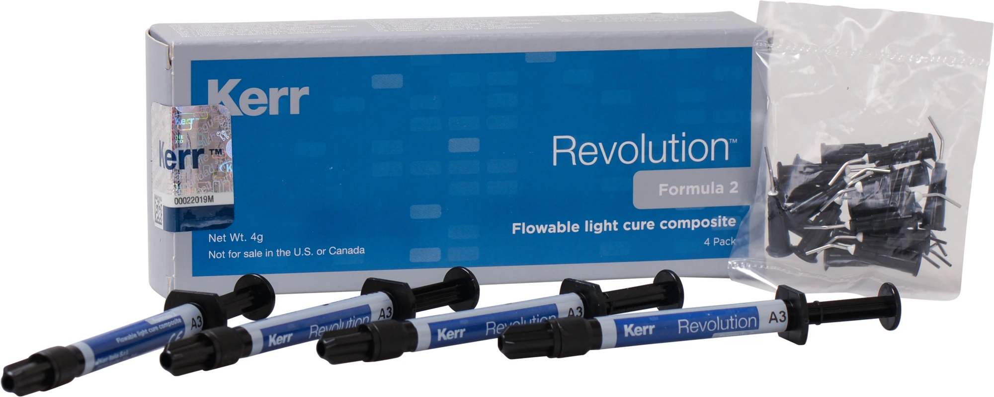 Revolution™ Formula 2 Nachfüllpackungen 4 x 1 g Spritze A3, 20 Spritzenaufsätze