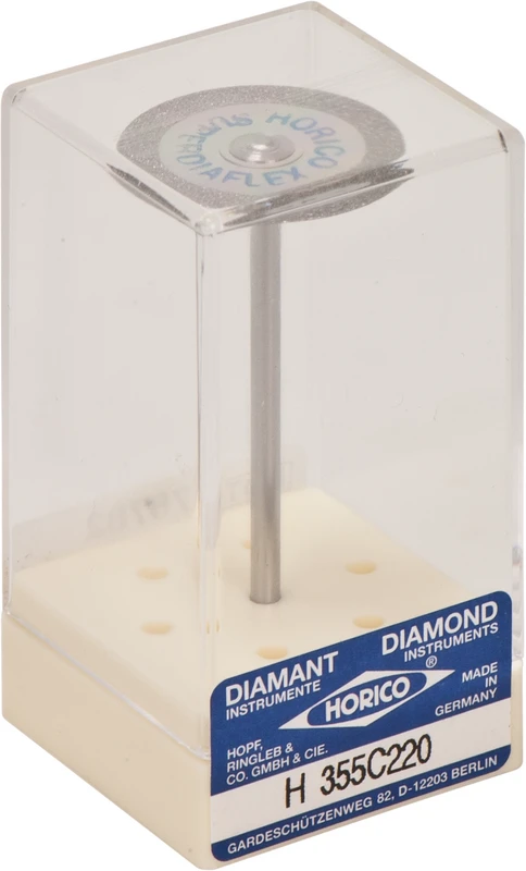 SUPERDIAFLEX® 355 Stück doppelseitig, rot fein, HP, Figur 355 C, 0,17 mm, ISO 220