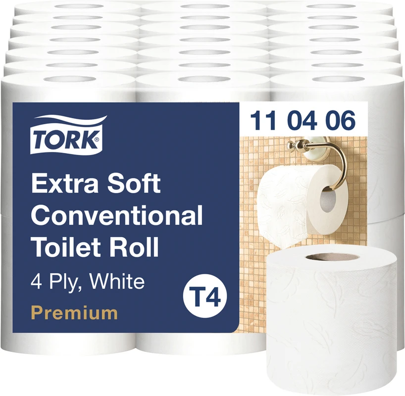 TORK® Premium Toilettenpapier extra weich Karton 7 x 6 Rollen 4-lagig, extra weich