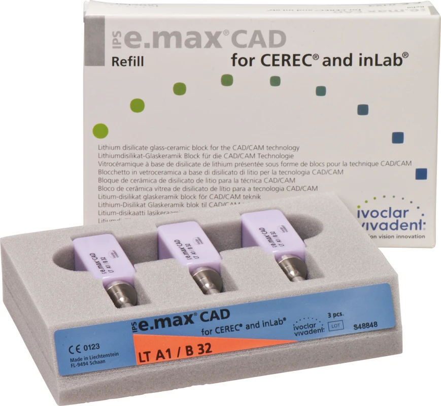 IPS e.max CAD Monolithic Solution for CEREC/inLab Ivoclar Vivadent