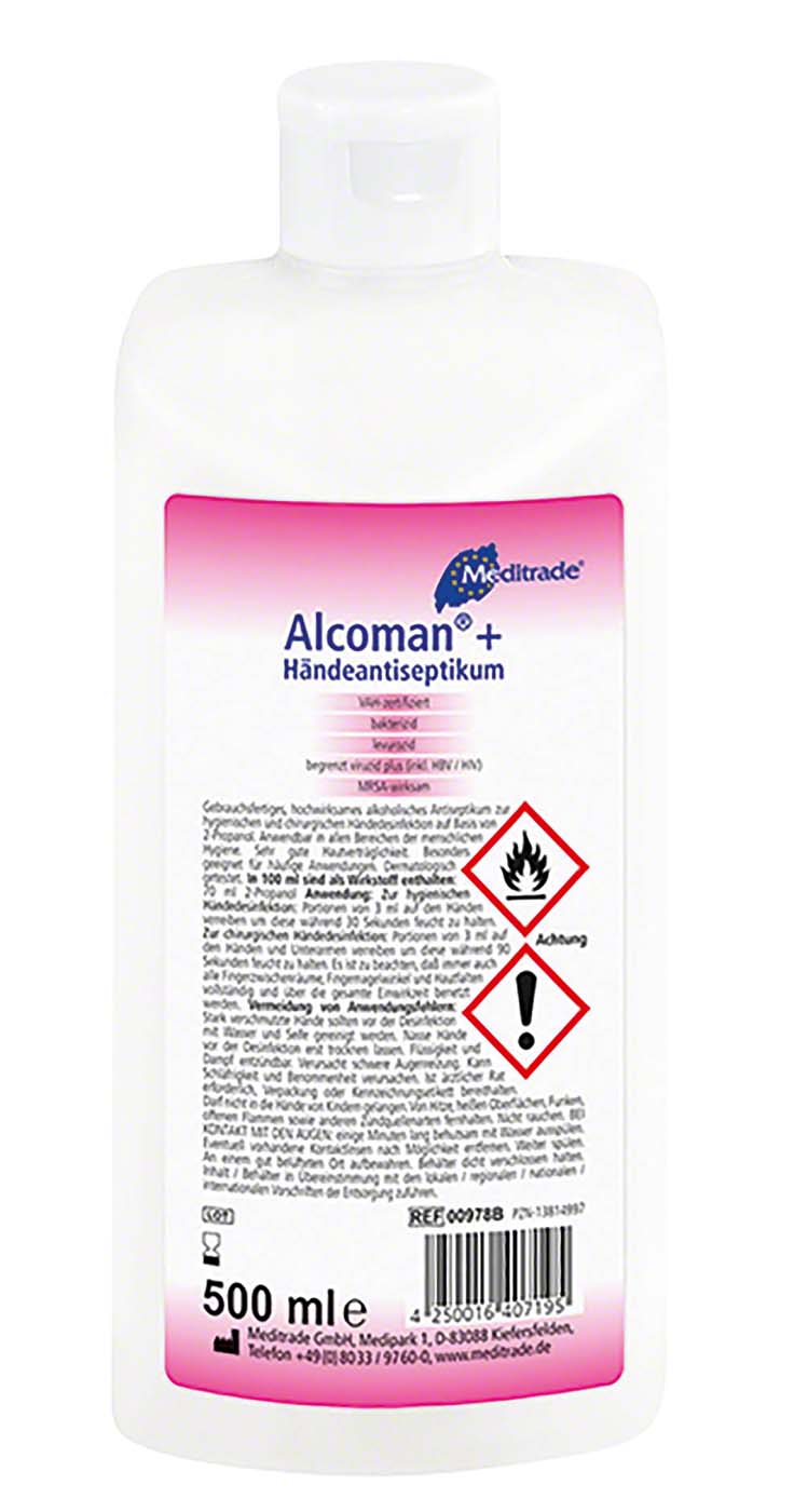 Alcoman®+ Händeantiseptikum Meditrade