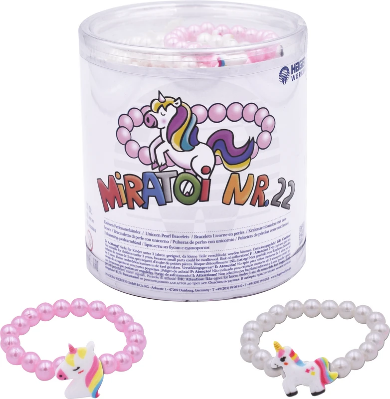 Miratoi Nr. 22 Einhorn Perlenarmbänder Hager &amp; Werken