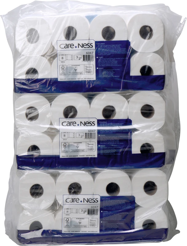 Toilettenpapier Packung 72 Stück weiß, 3-lagig