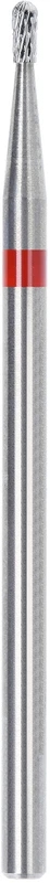 HM-Fräser 237 Blister 5 Stück Kreuzverzahnung, rot fein, HP, Figur 237, 3 mm, ISO 014