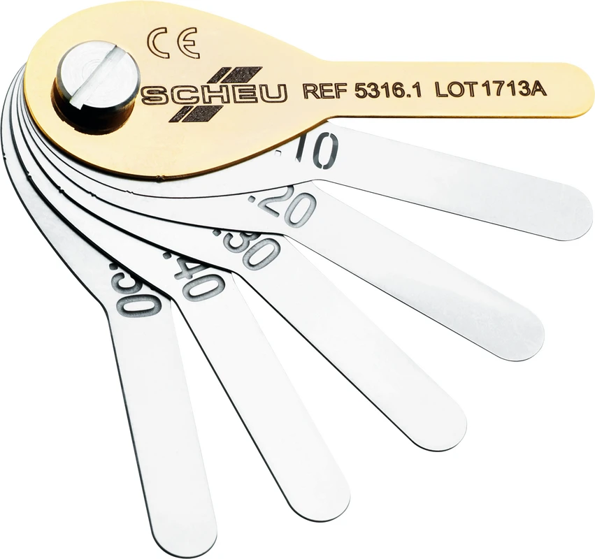 CA® Messlehre Set 5 Stück 0,1 - 0,5 mm