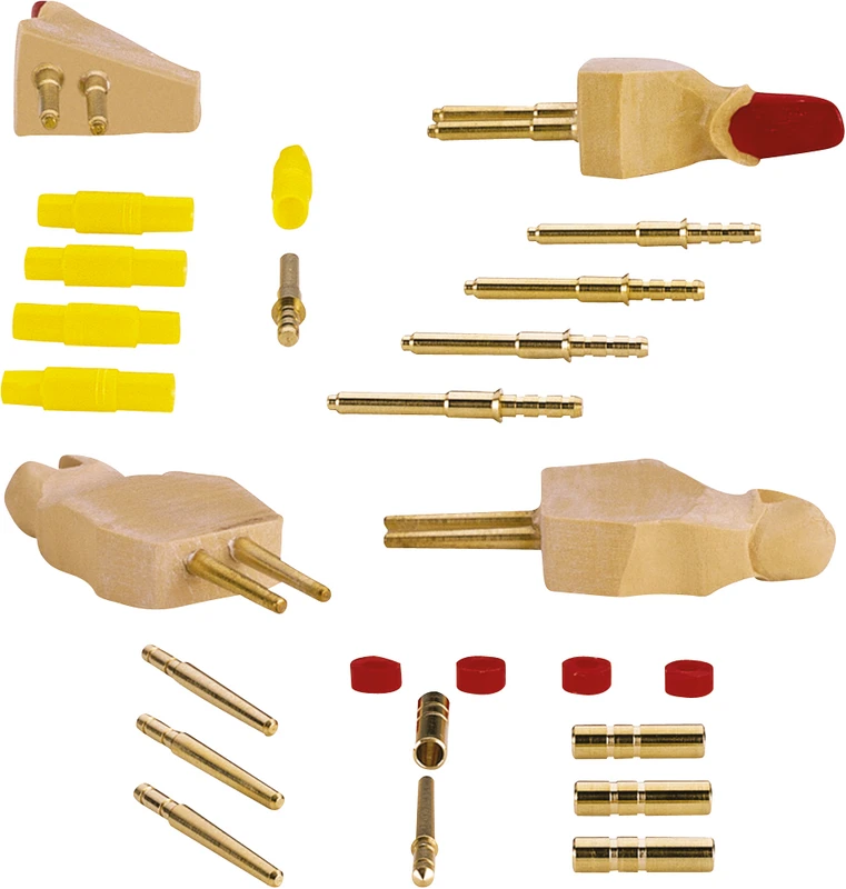 Heraeus Pin-System Packung 1.000 konische Pins, messing