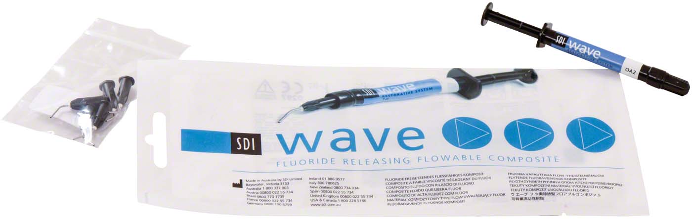 wave Packung 1 g Spritze OA2, 5 Einwegtips wave SDI