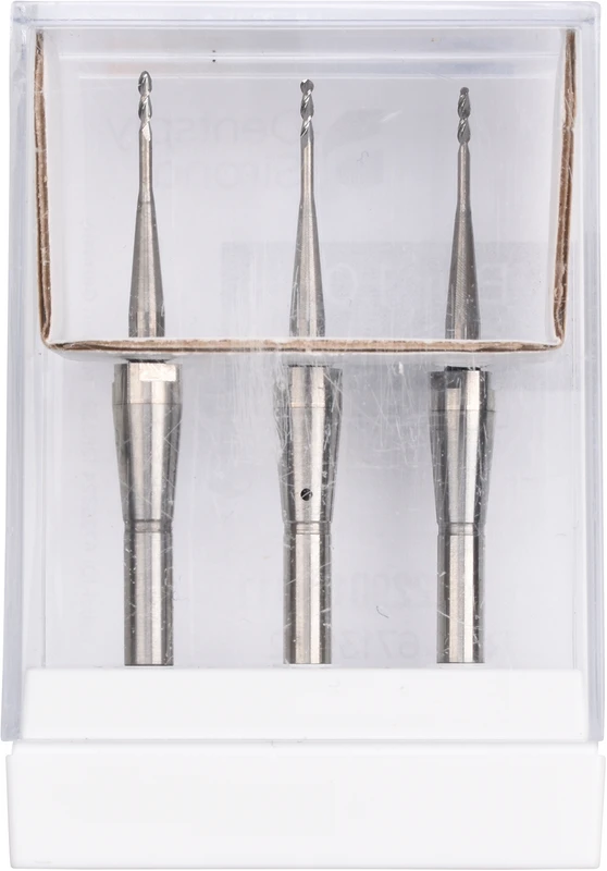 CEREC® Primemill Bur Packung 3 Stück schwarz, Ø 1 mm