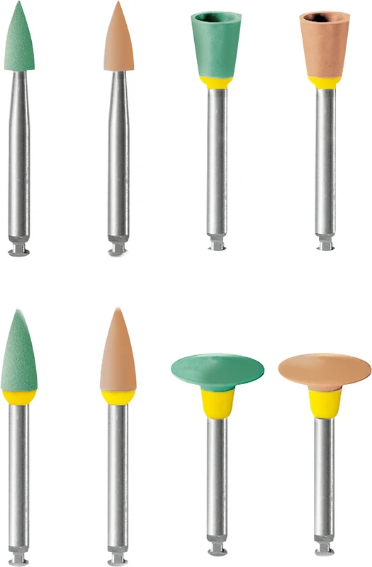 EVE DIACERA® Stück grün mittel, RA, Figur Spitze, 4 x 10 mm