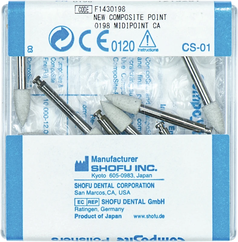 CompoSite Packung 12 Stück Standard, RA, Figur Midispitze, ISO 040