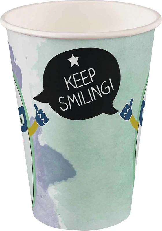 Mundspülbecher Hartpapier Karton 2.000 Stück keep smiling