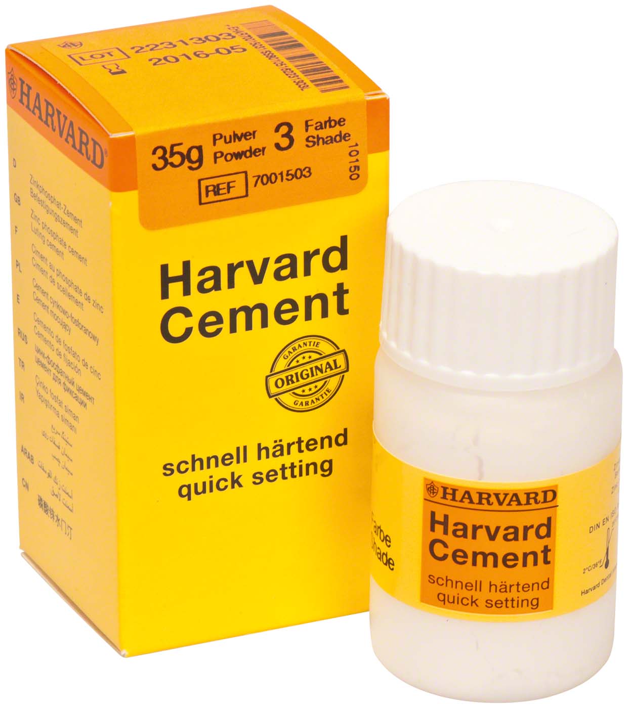 Harvard Cement schnell härtend Harvard Dental International
