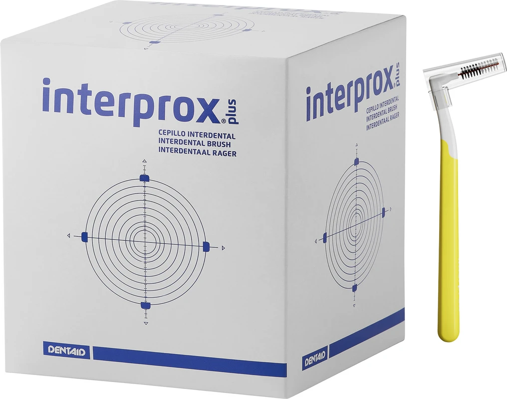 interprox® plus Box 100 Stück gelb, Ø 1,4 mm, mini