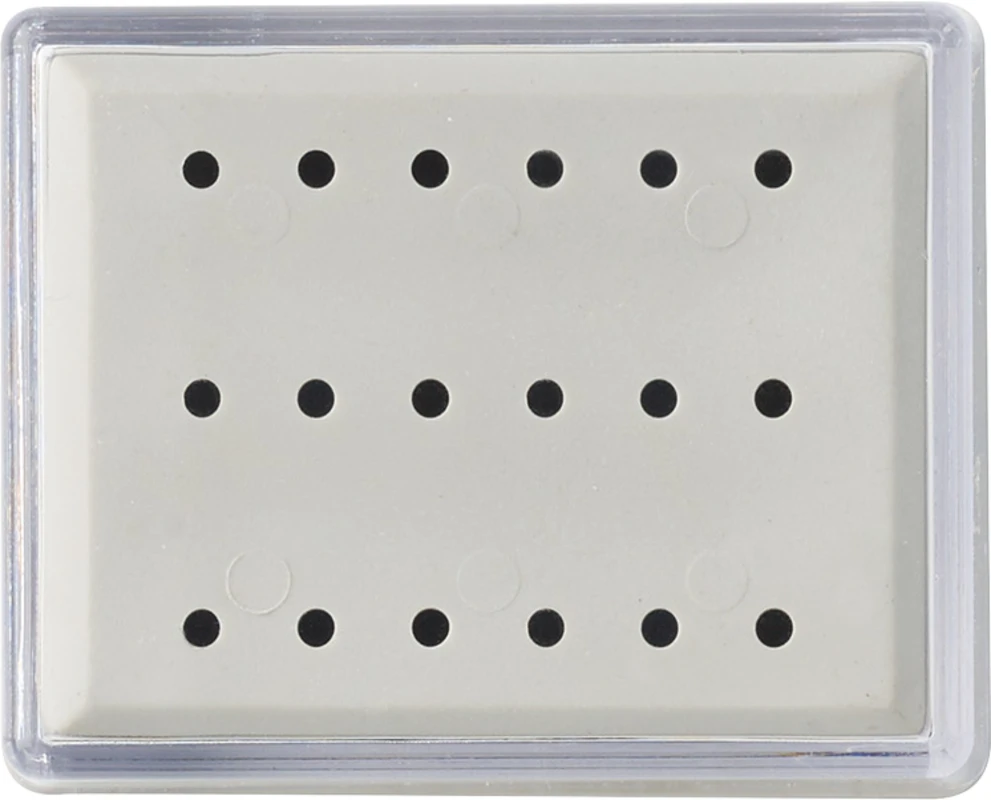 Bohrerständer Stück für 18 RA Instrumente, 64 x 53 x 35 mm