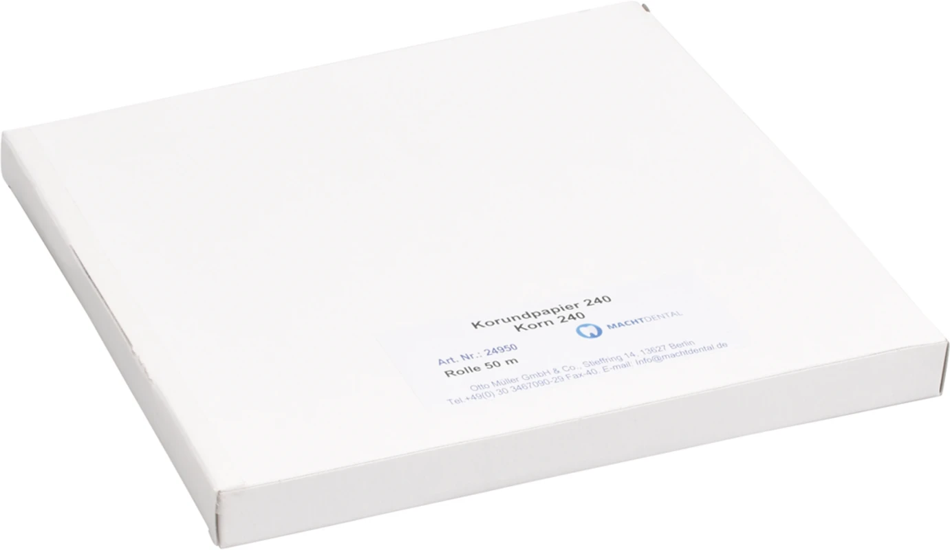Korundpapier Rolle 50 m, Körnung 240