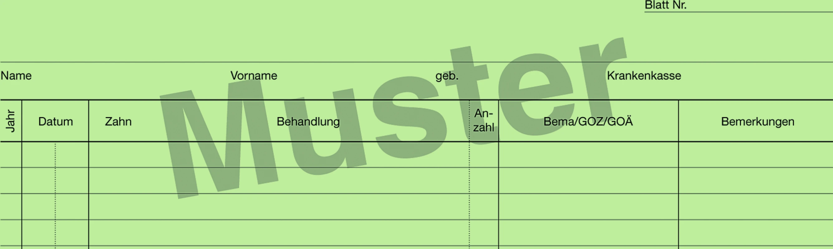 Krankenblatt B Spitta Verlag