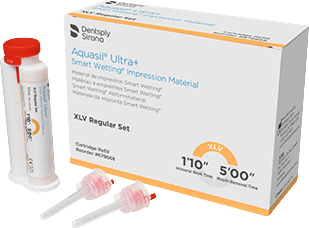 Aquasil® Ultra+ Nachfüllpackung 4 x 50 ml Doppelkartusche XLV Regular Set, Zubehör