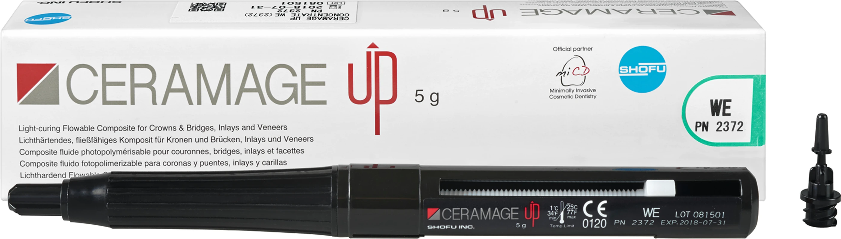 CERAMAGE UP Spritze 5 g Komposit effekt WE CERAMAGE UP SHOFU