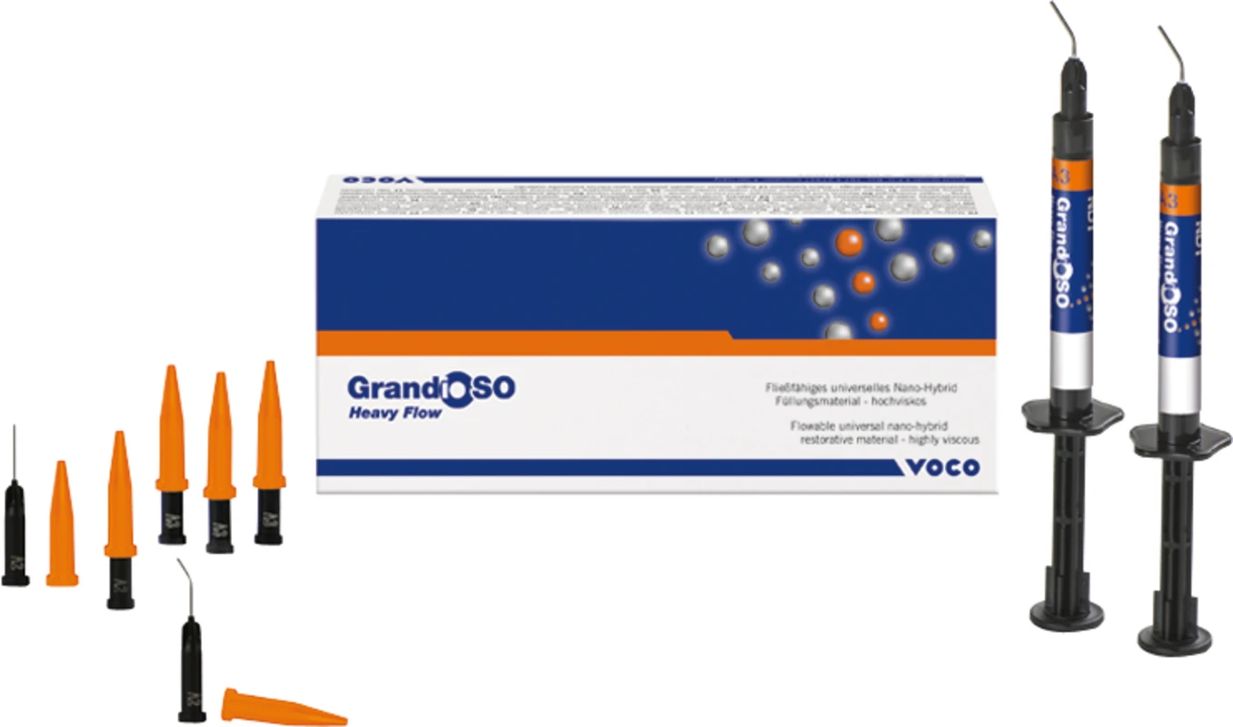 GrandioSO Heavy Flow Packung 2 x 2 g Spritze A3