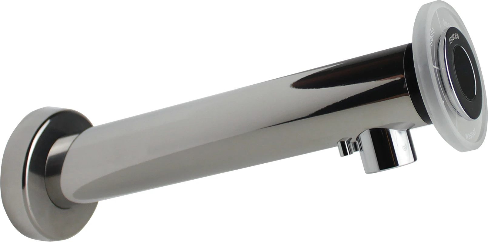 miscea CLASSIC Armatur Stück Wandauslauf Edelstahl, für Flasche