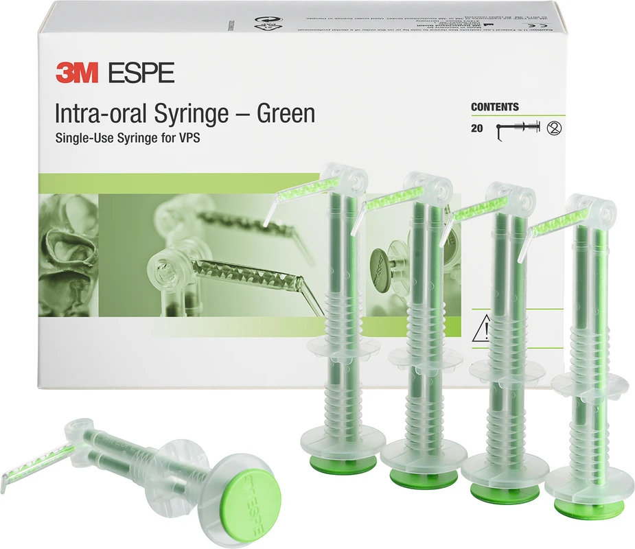 Intra-oral Syringe Packung 20 Stück grün Intra-oral Syringe 3M