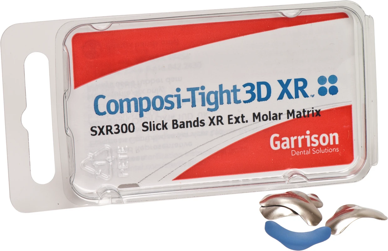 Composi-Tight® XR Slick Bands™ Nachfüllpackung 60 Bänder blau, groß-zervikal