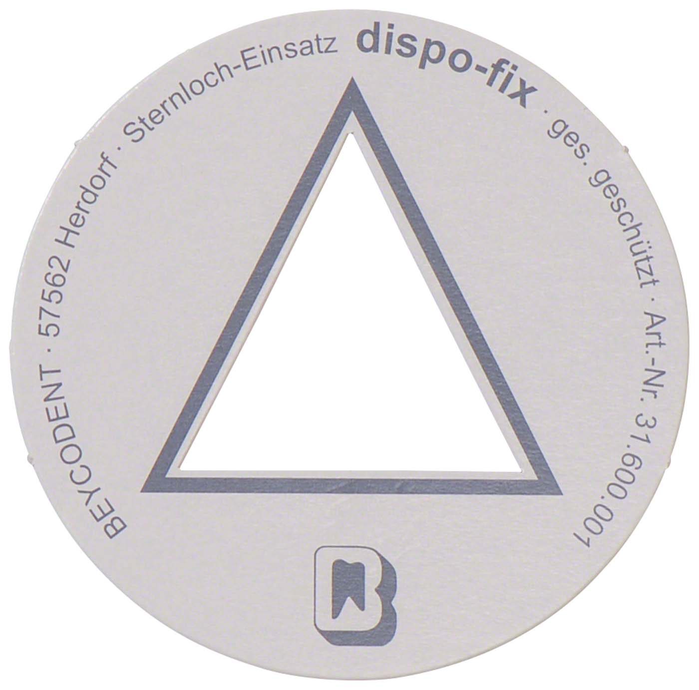 dispo-fix Sternloch-Einsätze Beycodent