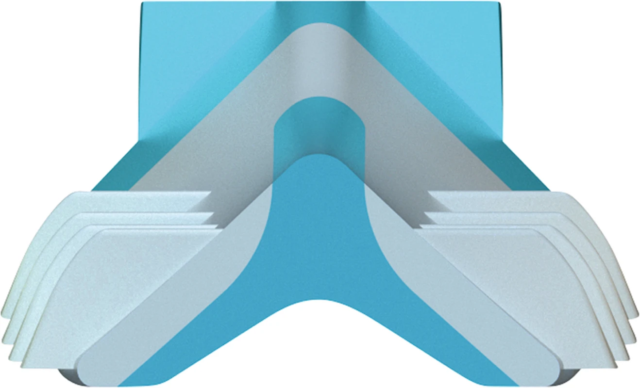 Strata-G™ Teilmatrizen-Keile Nachfüllpackung 100 Stück klein, blau