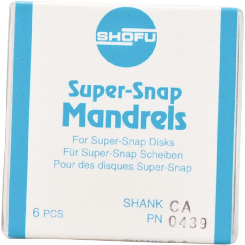 Super-Snap® Mandrels Packung 6 Stück RA, Stahl