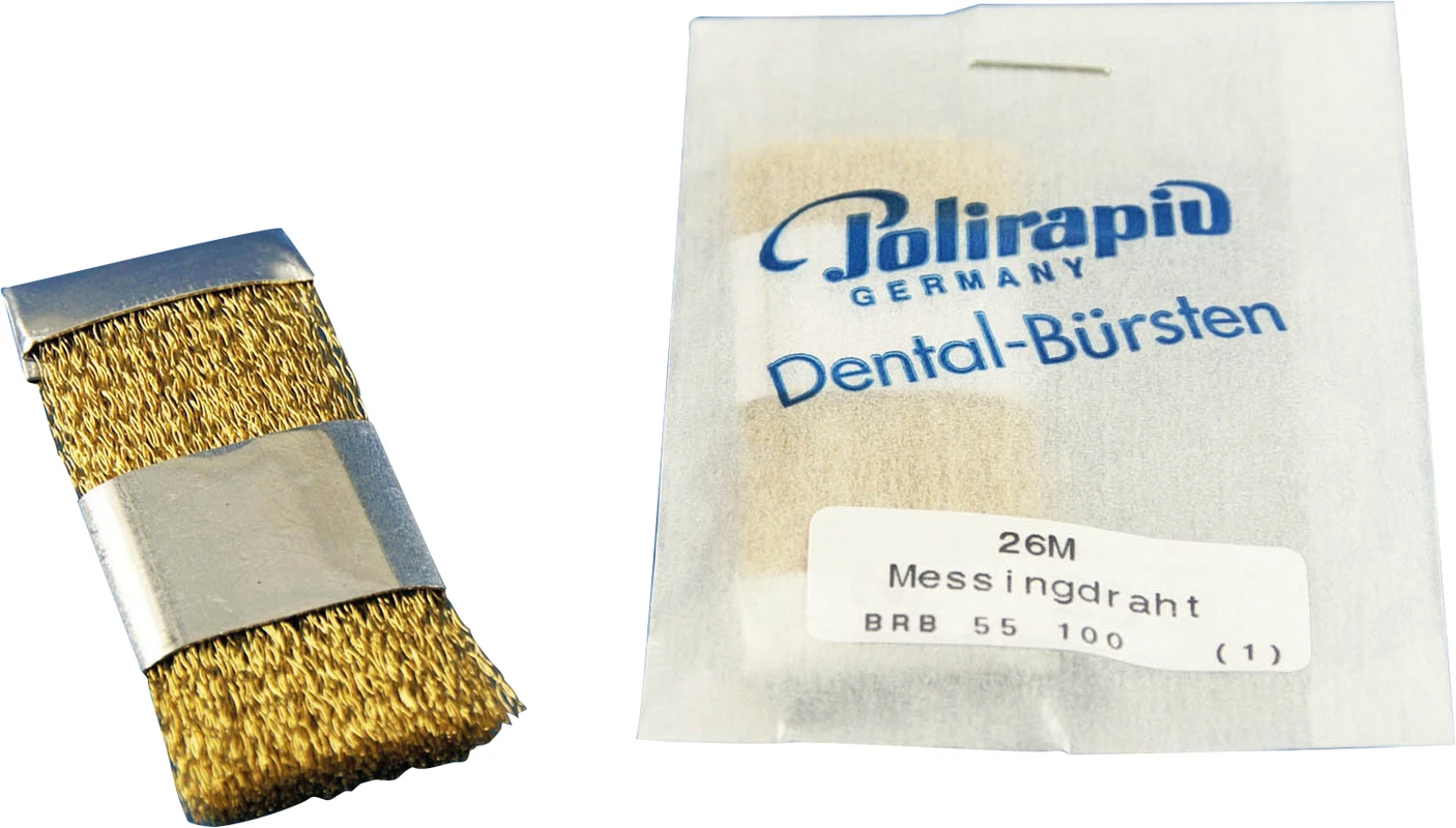 Bohrerreinigungsbürsten Stück Nr. 26 M, Messingdraht Bohrerreinigungsbürsten Polirapid