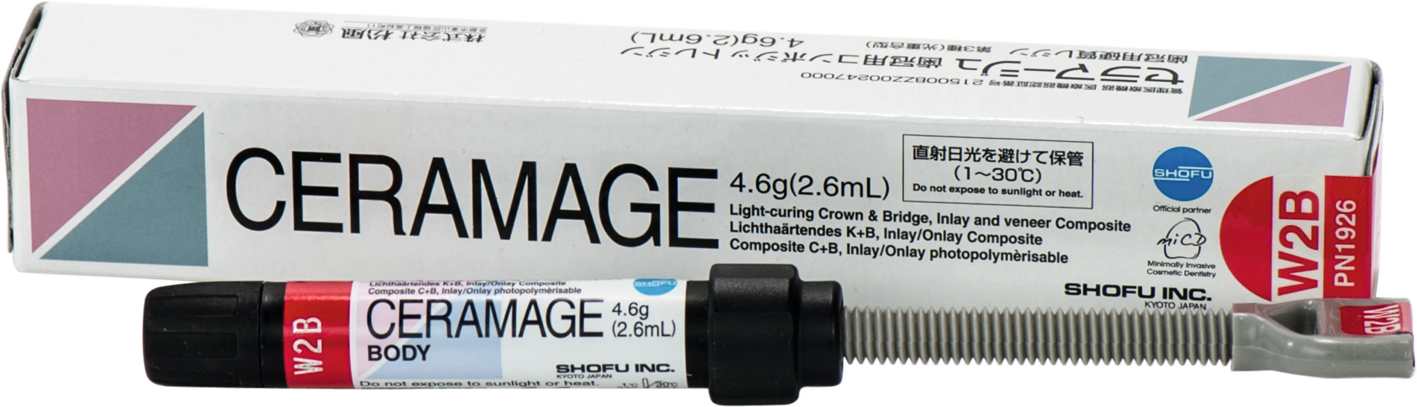 CERAMAGE Spritze 4,6 g dentin W2 CERAMAGE Spritze 4,6 g dentin W2