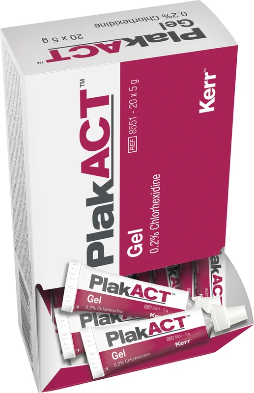 PlakACT™-Gel Packung 20 x 5 g Tube PlakACT™-Gel Kerr