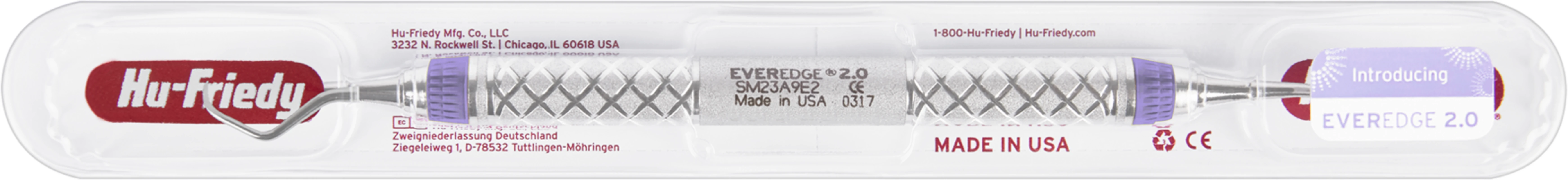 Küretten Universal EverEdge™ 2.0 Stück Figur 23A, Griff #9