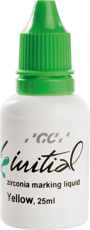 GC Initial™ Zirconia Coloring Liquid Flasche 25 ml Marking Liquid yellow