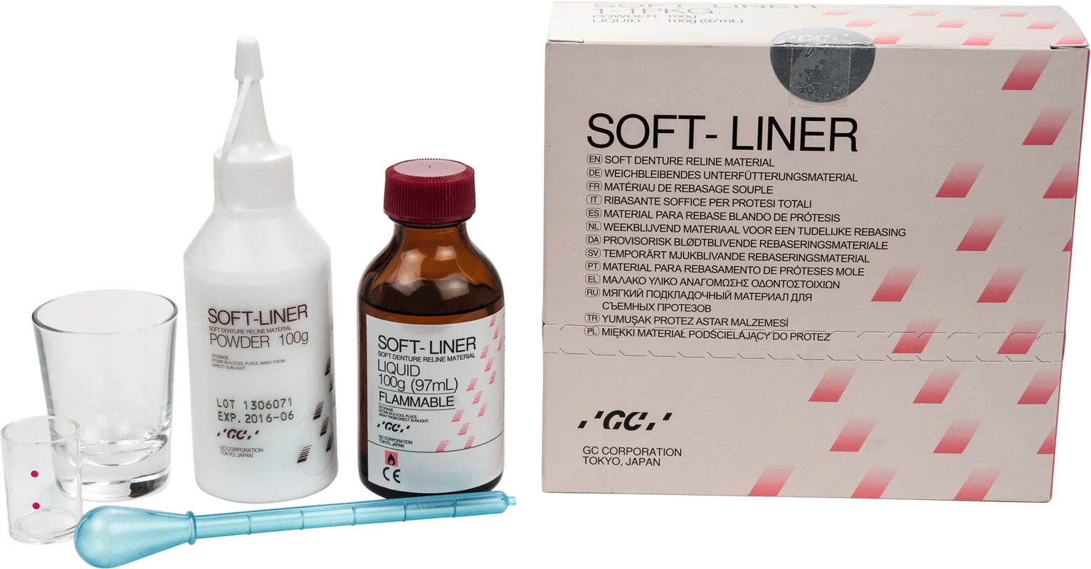 GC SOFT-LINER Intro Packung 100 g Pulver, 97 ml Flüssigkeit, transluzent