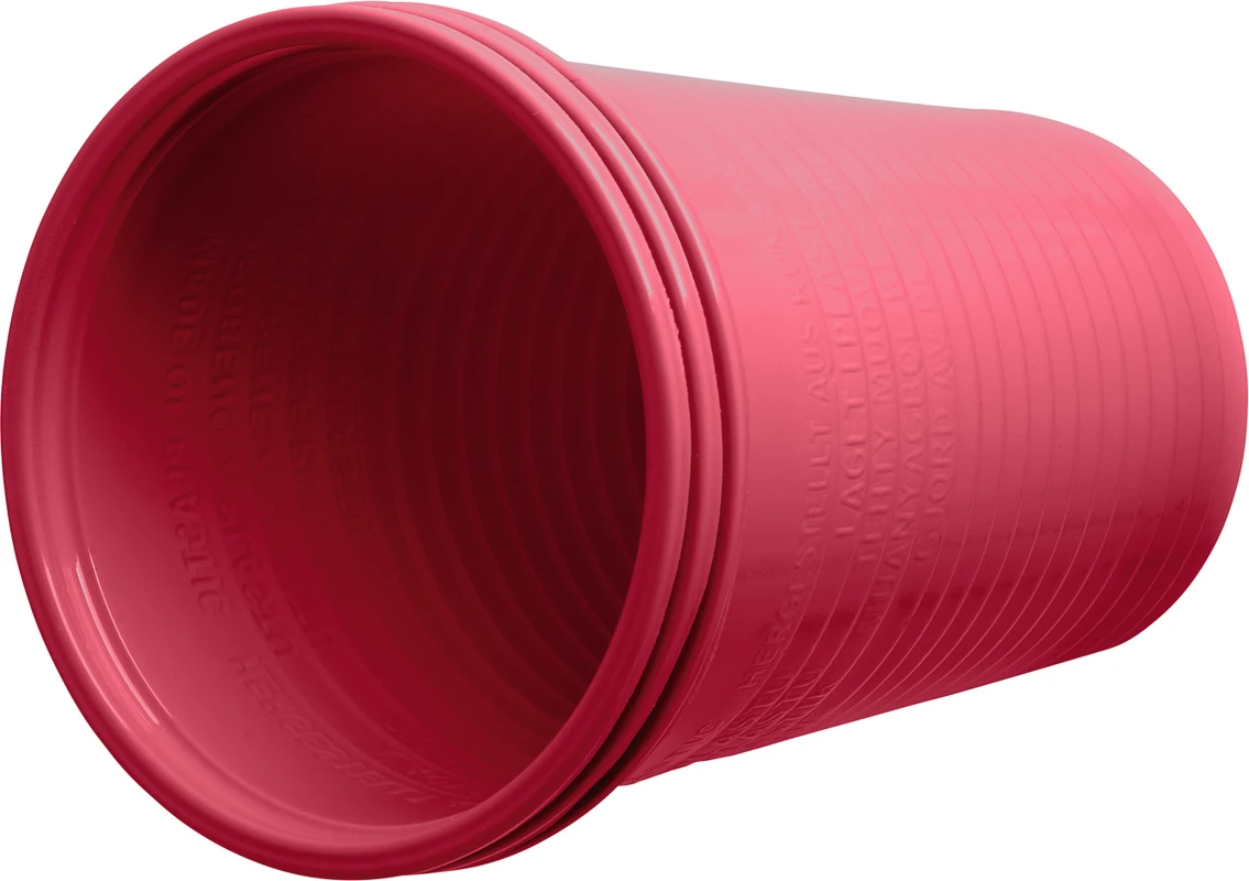 Smart One PP Mundspülbecher Karton 10 x 100 Stück weinrot