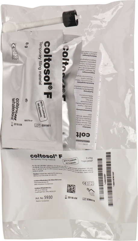 Coltosol® F Packung 5 x 8 g Spritze Paste (40 g, entspricht 17,4 ml)