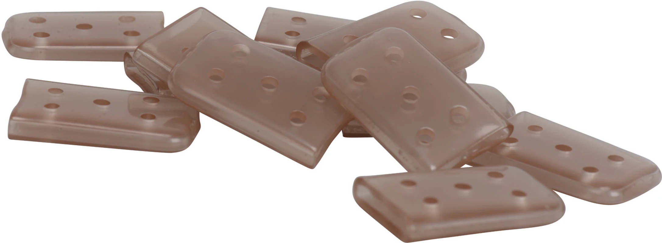 Spitzenschutz Packung 100 Stück dunkelbraun, 2 x 16 x 25 mm