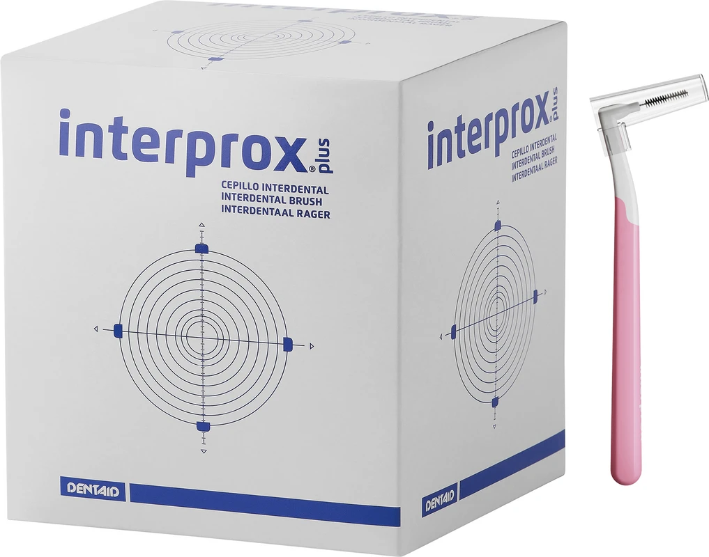 interprox® plus Box 100 Stück rosa, Ø 0,7 mm, nano