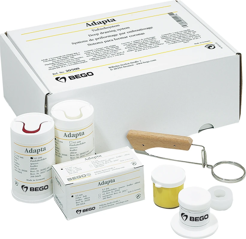Adapta Packung 200 Adapta-Platzhalterfolien transparent, 0,1 mm