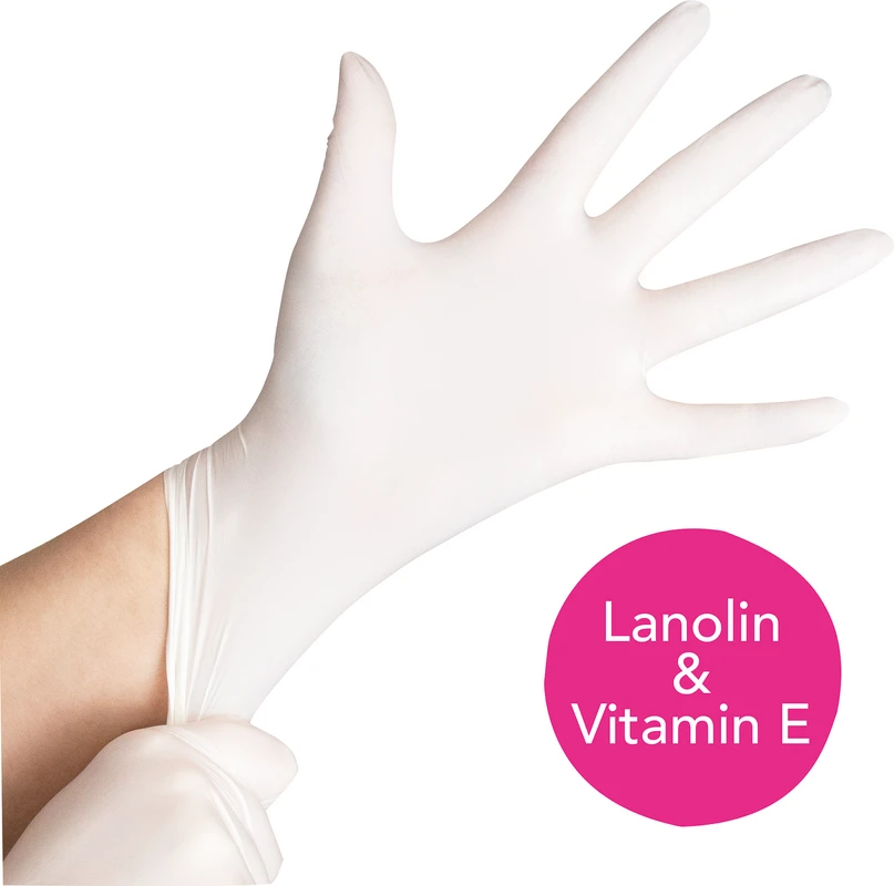 Medicom® SafeTouch® Advanced Rejuvenate Nitril-Handschuhe Packung 100 Stück puderfrei, weiß, L