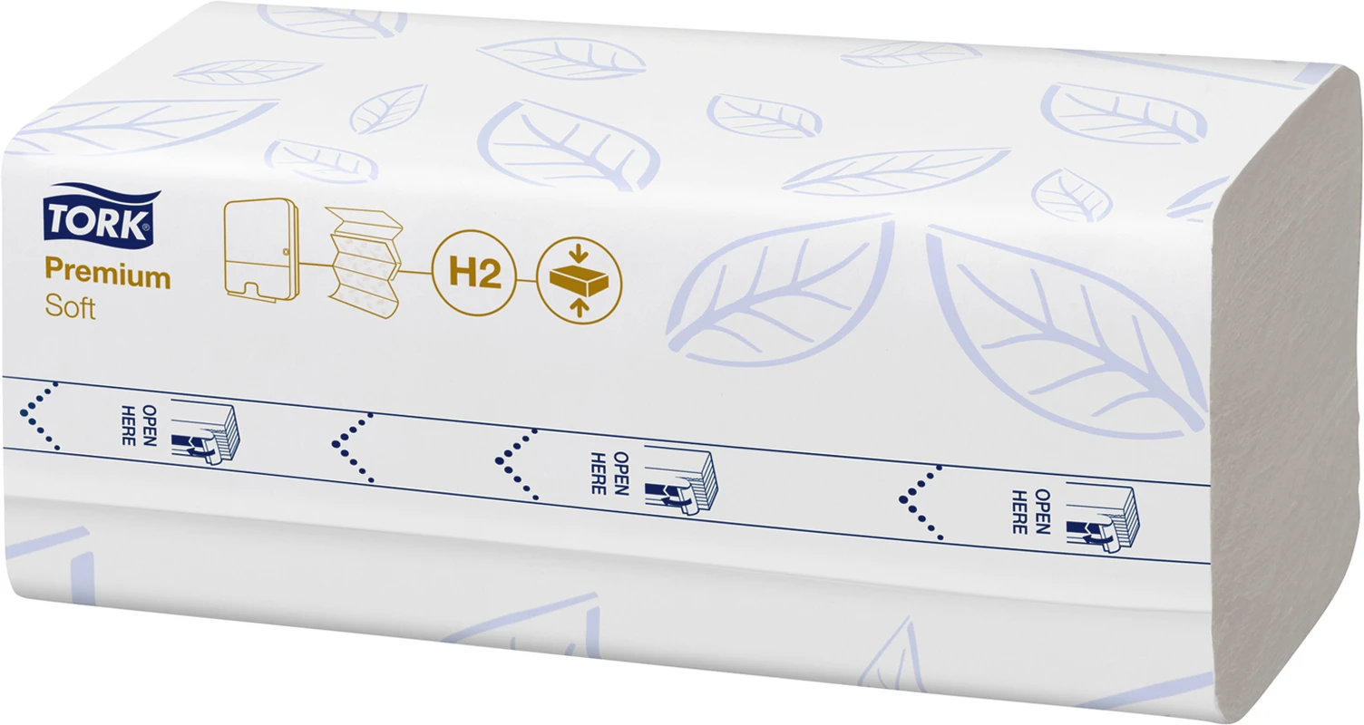 Tork Xpress® komprimierte weiche Multifold-Papierhandtücher Weiß H2 Karton 12 x 170 Stück 2-lagig, weiß