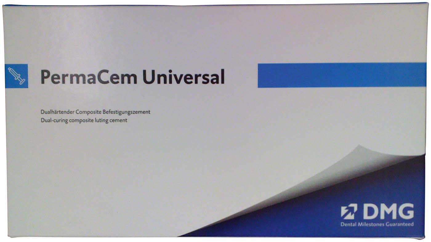 PermaCem Universal Packung 9 g Smartmix-Spritze A2,5, 10 Smartmix-Tips Short PermaCem Universal DMG